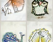 Owl and Bird Postcards