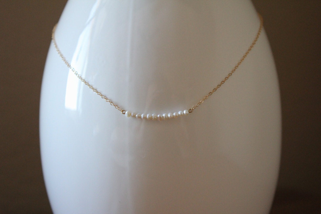 Pearl Bar Necklace
