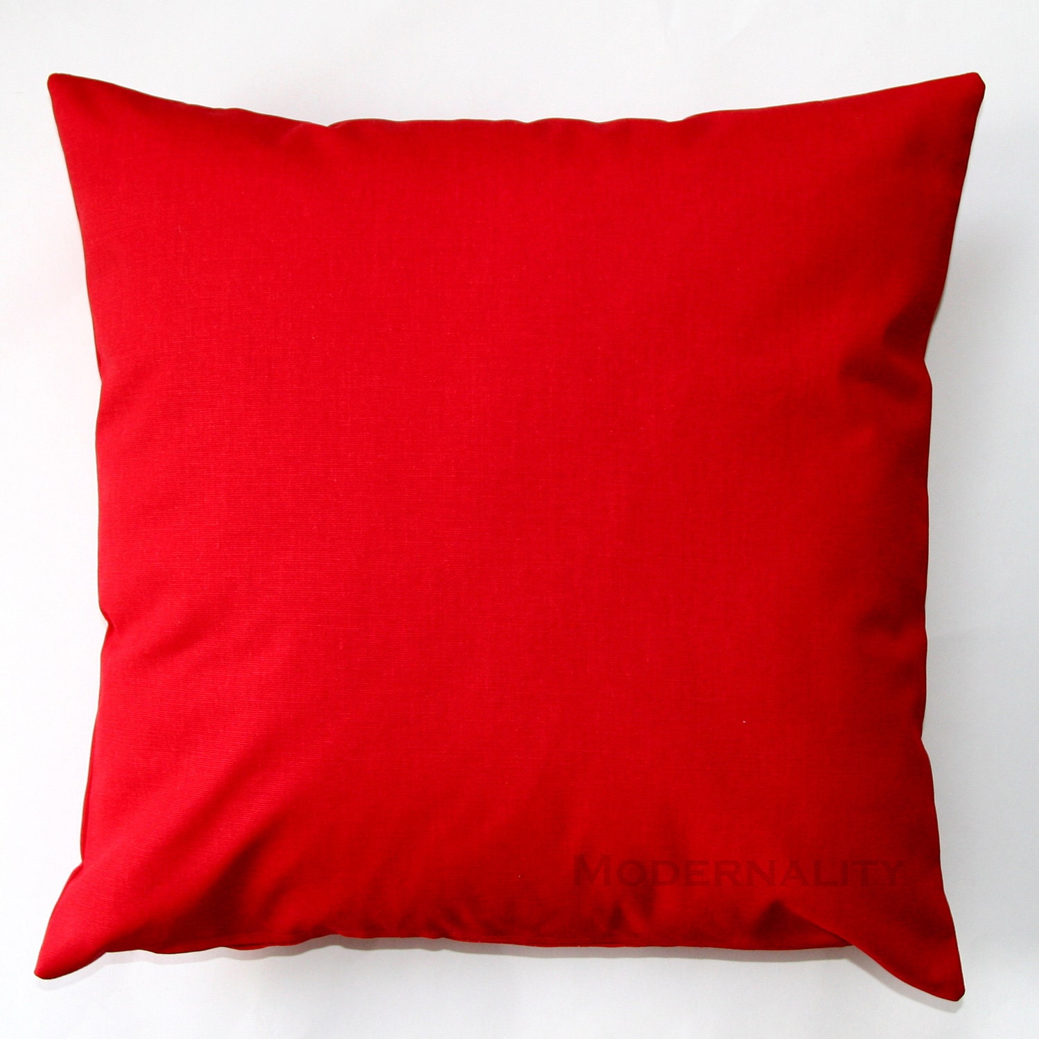 Premier Prints Solid Red Pillow Cover- 16x16 inches- Hidden Zipper Closure (Last Two)