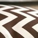 Premier Prints Brown Chevron Pillow Cover- 16x16 inches- Hidden Zipper Closure
