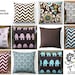 Premier Prints Brown Chevron Pillow Cover- 16x16 inches- Hidden Zipper Closure