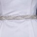 Rolar wedding bridal rhinestone pearl seed beaded sash ,belt