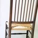 Vintage Cottage Rocker Chair with Rush Seat