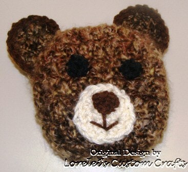 Mini teddy bear pillow pal - LoreleisCustomCrafts