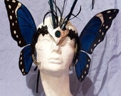 Blue Morpho Butterfly Mask
