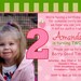 Birthday Invitation - Personalized Strawberry Girl With or Without Photo - Digital Print
