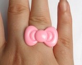 Pink Hello Kitty Bow Ring