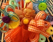 Primary Color Boy or Girl Embellished Baby Wrist Corsage