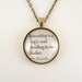 Friendship is a Single Soul Dwelling in Two Bodies, Aristotle, Inspirational Quote Friendship Necklace