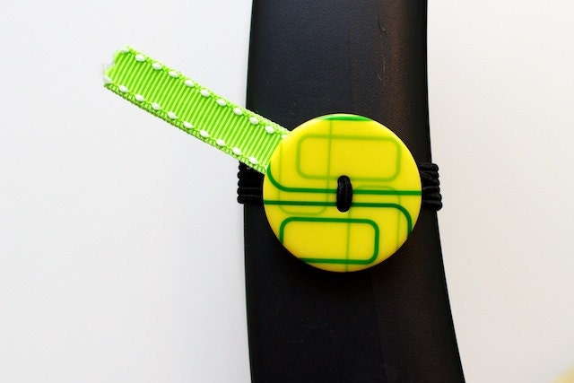 BosoBuddies - Green/Yellow Rectangles w/ Green Ribbon (3203-036)