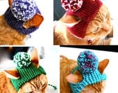 Custom Pom Pom Cat Hat - Choose Your Colors