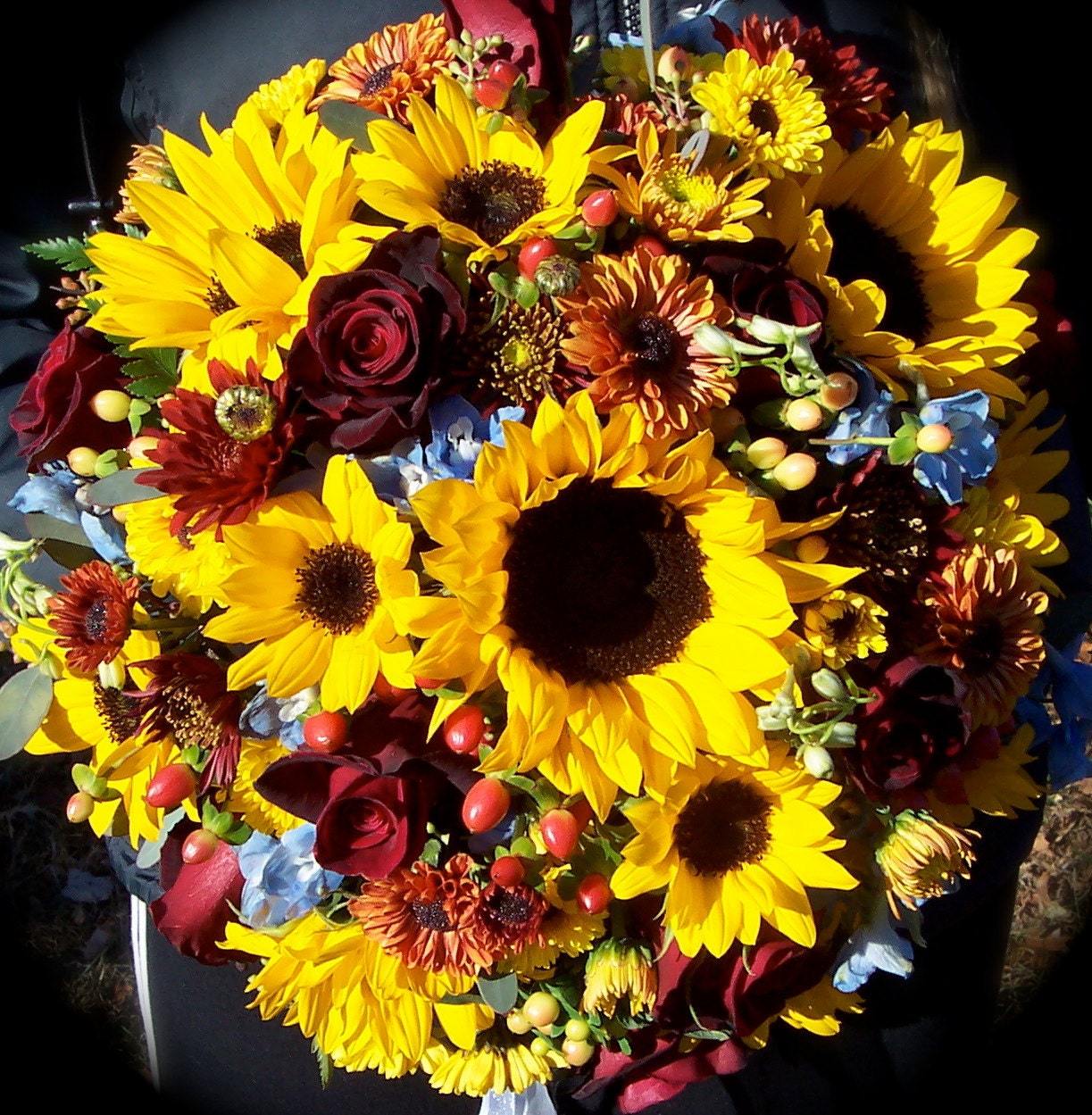 fall flowers for a wedding