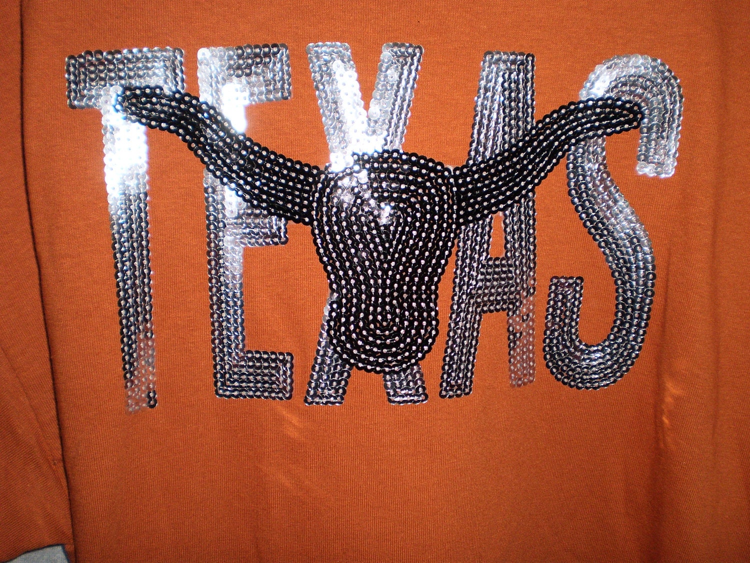 University of Texas Longhorn sequin shirt