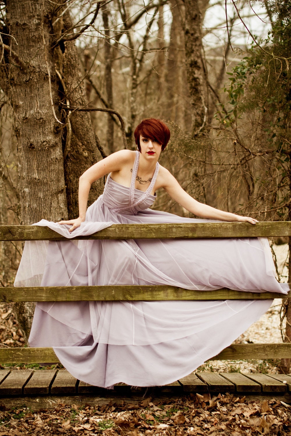 The Snow White Dress.... size small..... pale lilac.