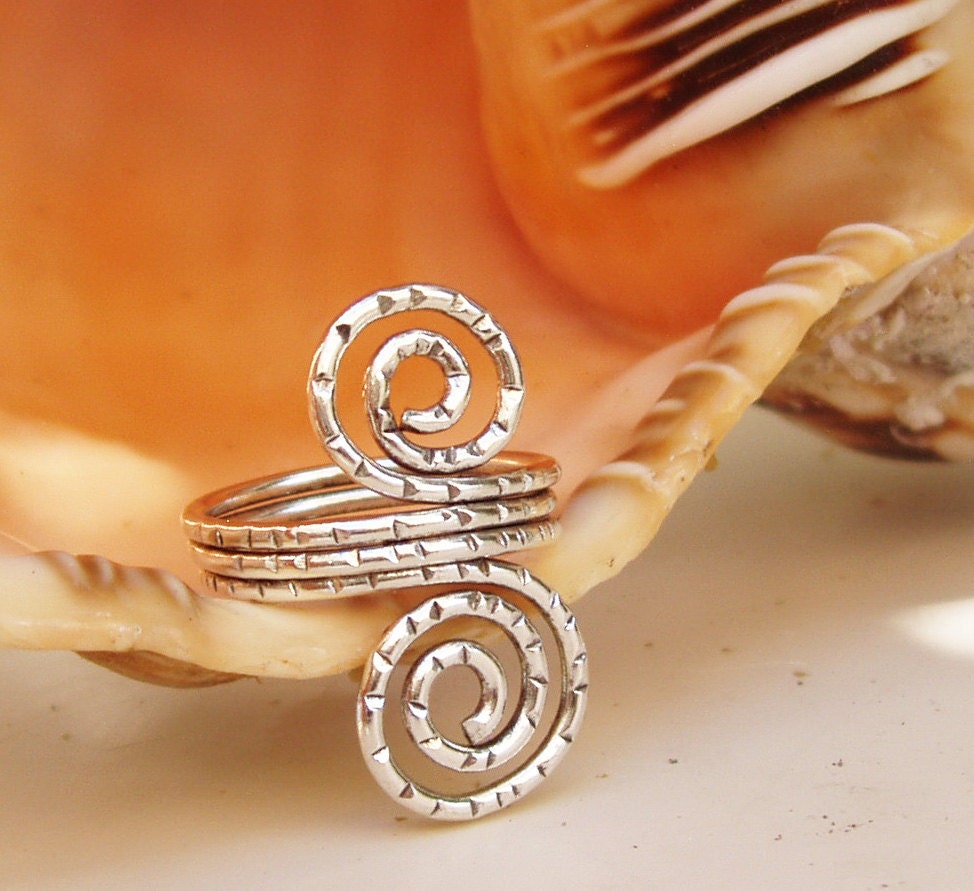 Ring Wire Doubble swirls