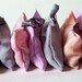 FRENCH Lavender Sachet. Hand Dyed Silk Lavender Sachet. Listing for ONE