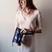 INDIGO SEQUIN Clutch. Navy Blue Sequin Clutch. Wedding Clutch.