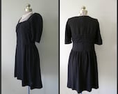 vintage black karl lagerfeld dress