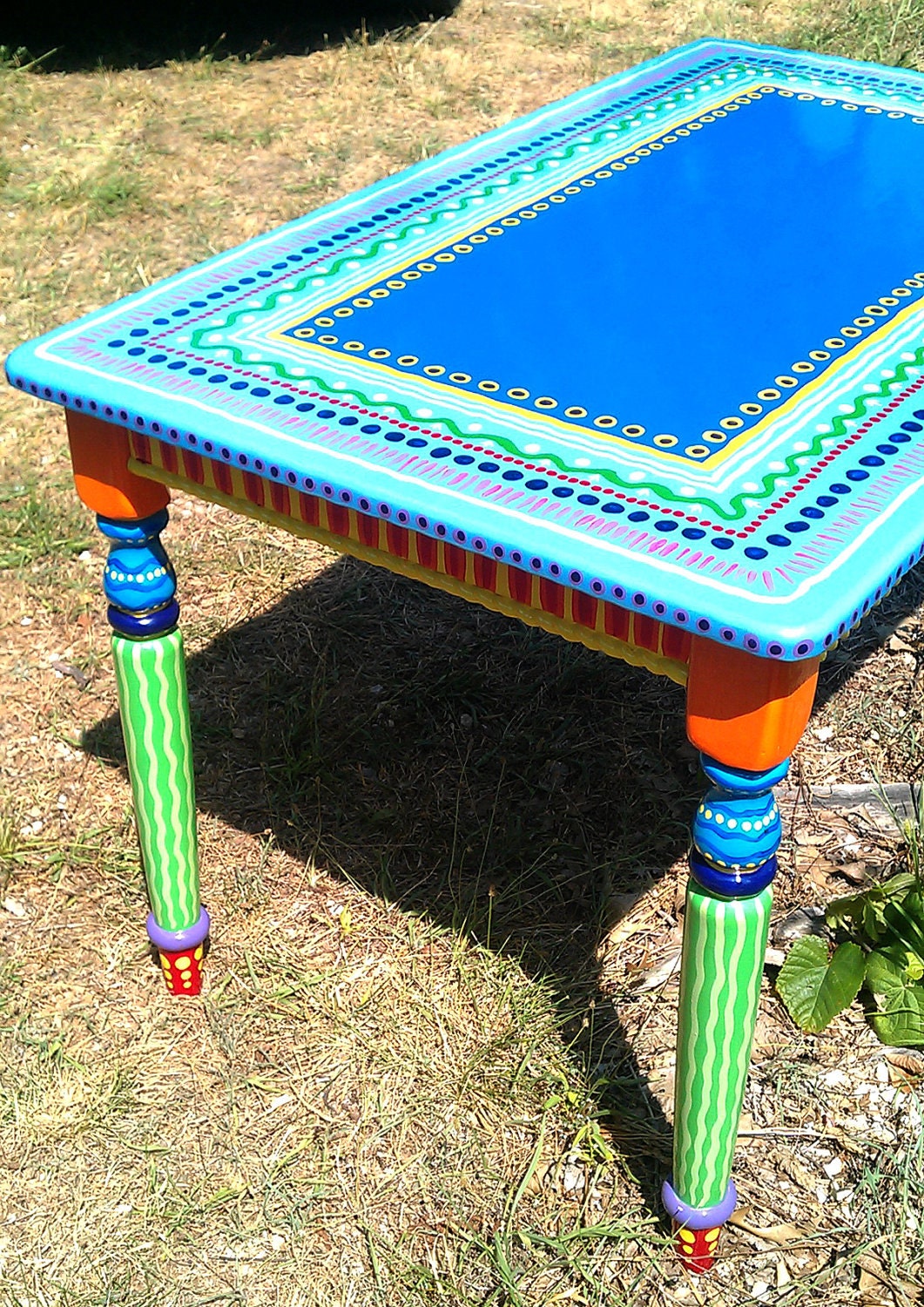 Kitchen Table- Custom Hand Painted Furniture Made to order