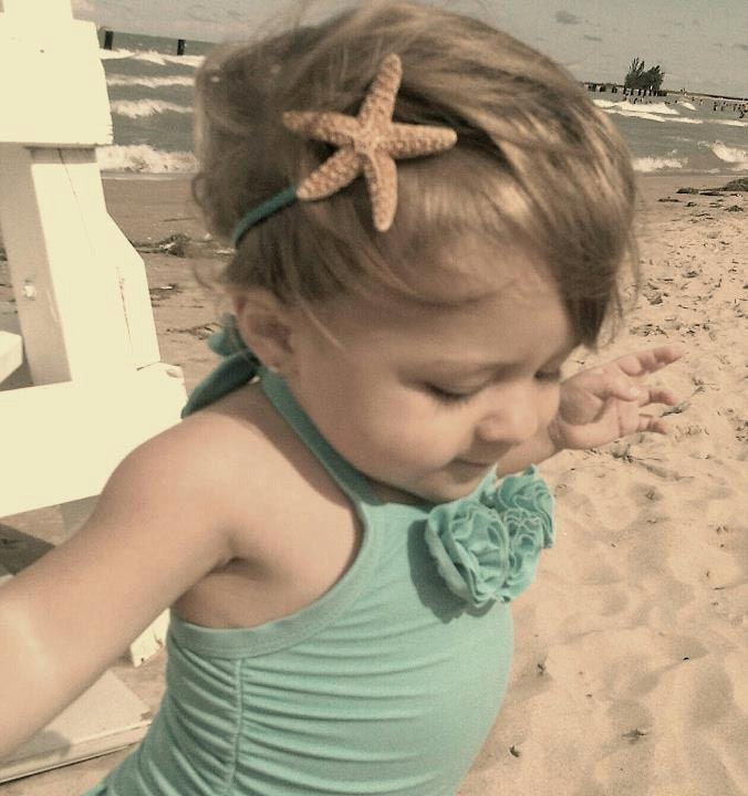 Sparkly Starfish Headband for Your Little Mermaid