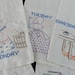 Reserved Vintage Days of the Week Monday to Sunday Embroidered Dish Towels Set of 7