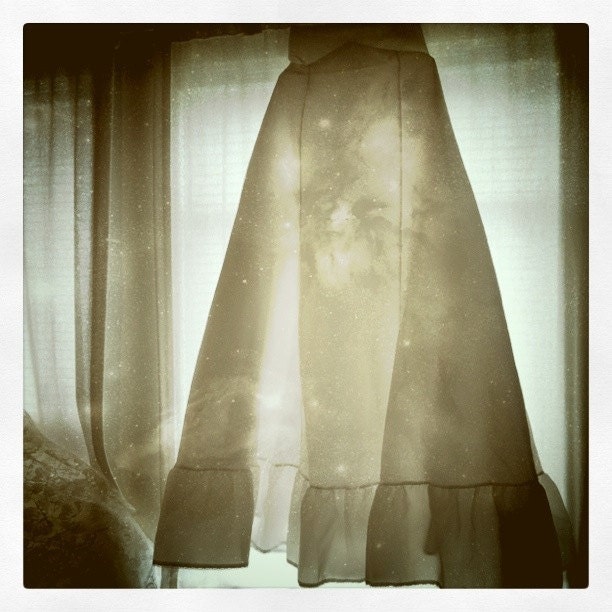 FINAL SALE Vintage Ghost White A Line Bridal Crinoline - M