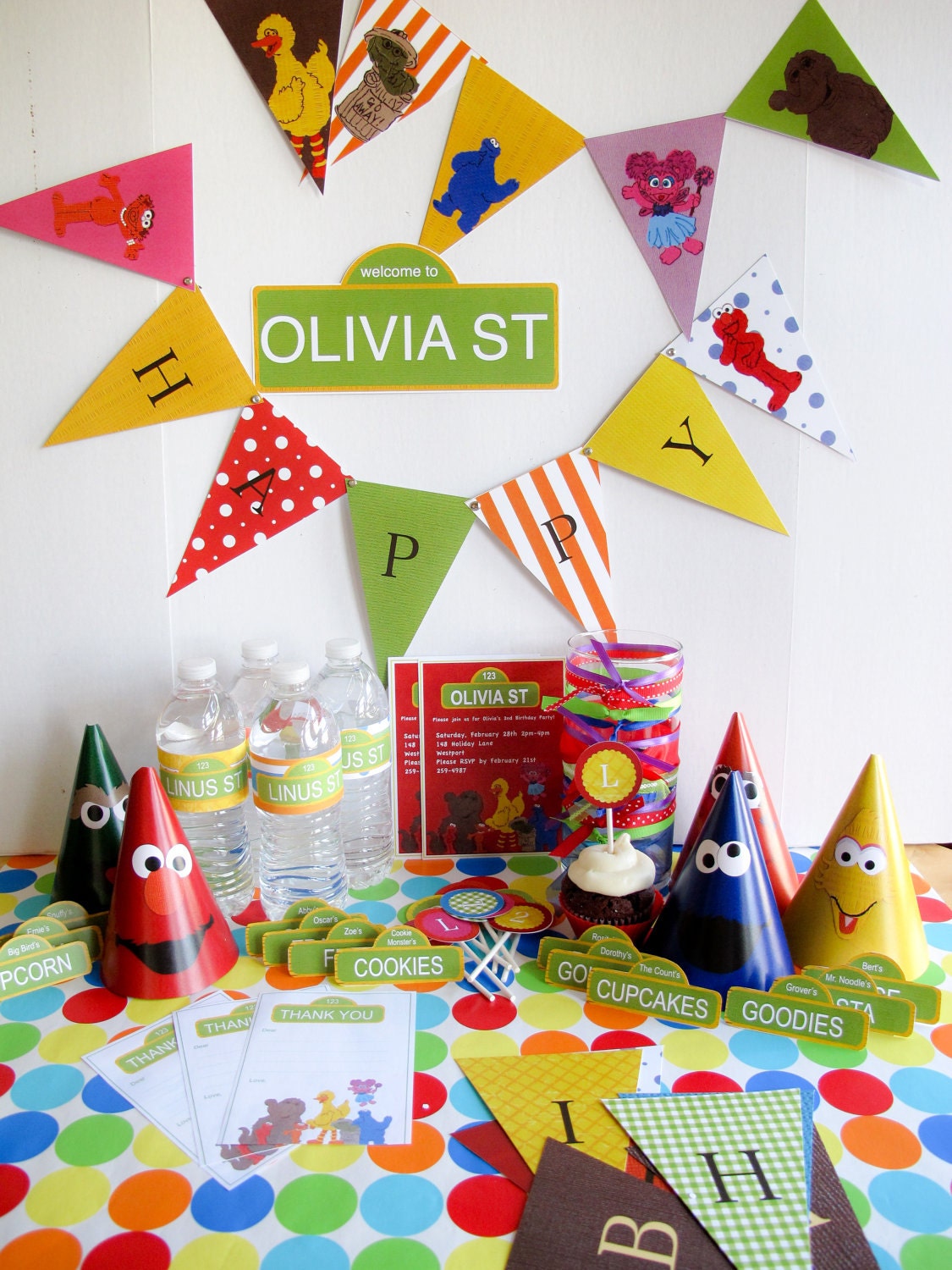 Sesame Street Party Pack, Customized