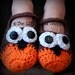 Crochet Owl Slippers- All Sizes- Baby- Gift- Women's- Girl's- Costume