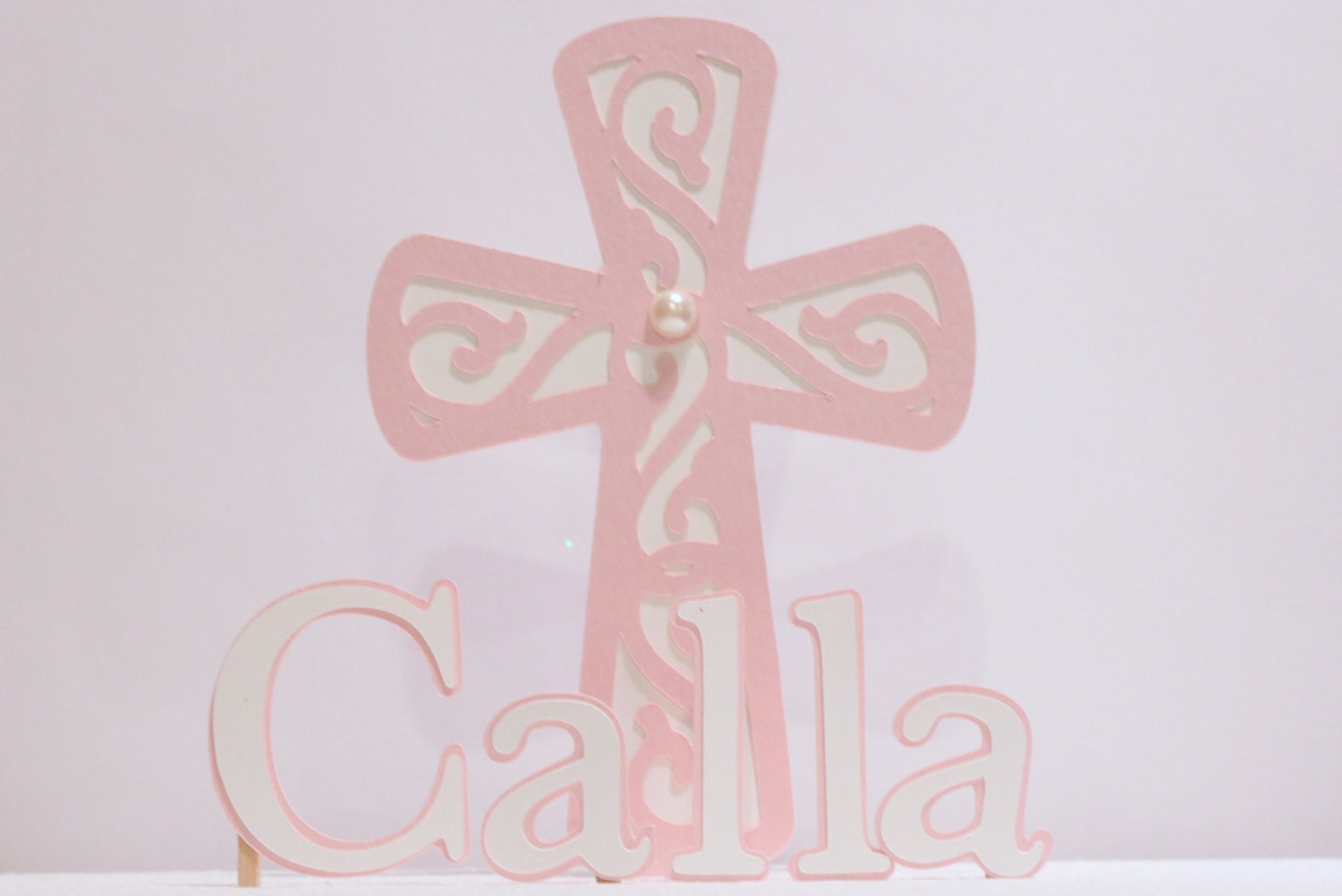 Baptism Cake Topper, Personalized, Girl or Boy