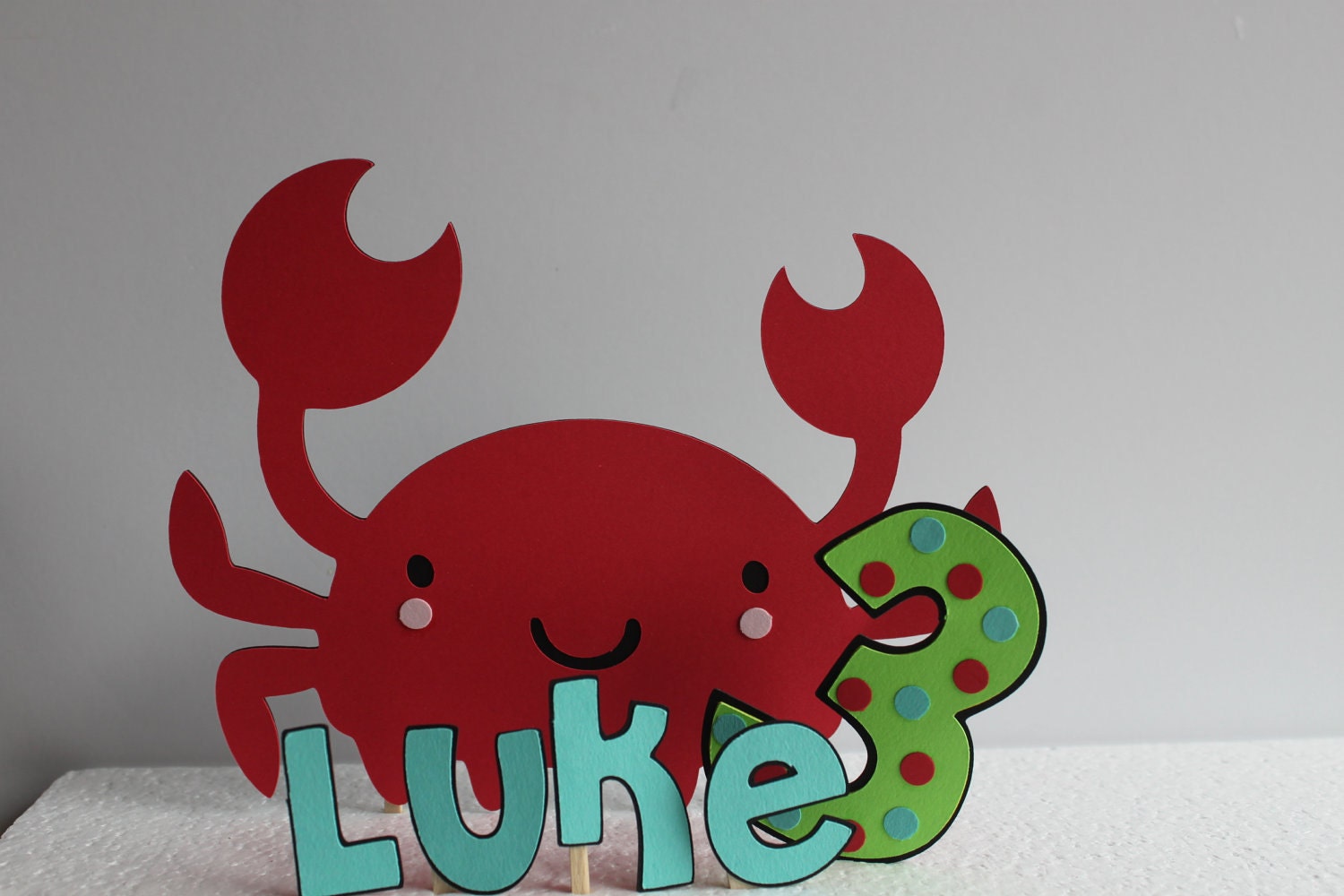 Crab Cake Topper, customized
