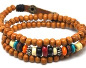 Women or Girls Colorful Beads Bracelet Cuff Jewelry Bangle Fashion Bracelet Adjustable M001