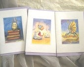 Notecard Set of Six: Cute Monsters