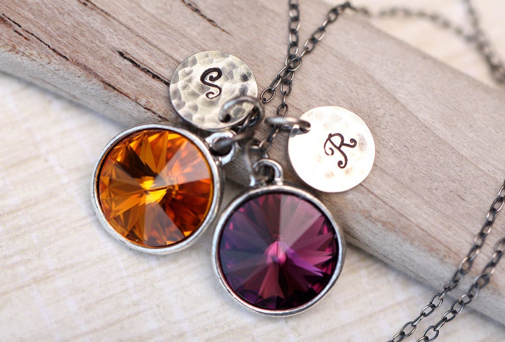 Mothers Birthstone Necklace