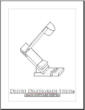 Werewolf/Satyr Stilt DIY Instructions Instant Download PDF