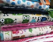 DESIGN YOUR OWN -  Minky Baby Blanket - 24 x 29 - You Choose Fabrics