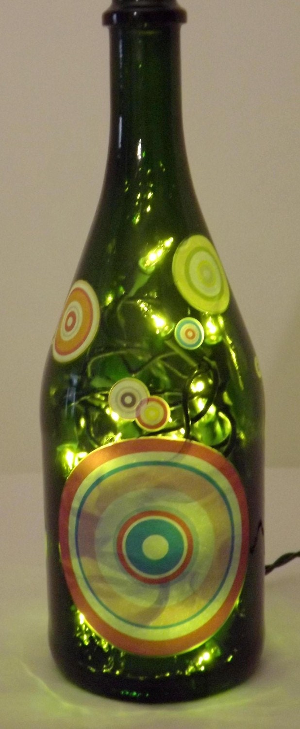 Champagne Bottle Retro Bar/Table Accent Lamp-SUPER NICE