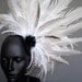 MADE TO ORDER White Feather Headpiece Headdress