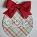 Handmade Christmas Cards Greeting Cards Plaid Ornament Style 6