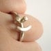 Smiley :) Ring - Sterling Silver - Happy Smile Face Emoticon Symbol Ring - Cute Ring - Geek Chic Ring - Perfect Gift