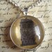 Doctor Who Rose Pendant Necklace- Dr Who inspired Tardis artwork in silver plated setting with 18 inch chain