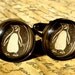 Unique Penguin Books Cufflinks Made With Vintage Books- Mens Fashion Cuff Links- Black and White Literary Gift for Him
