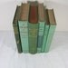 Vintage GREEN BOOKS Instant Collection 40s Decor Props Set/6