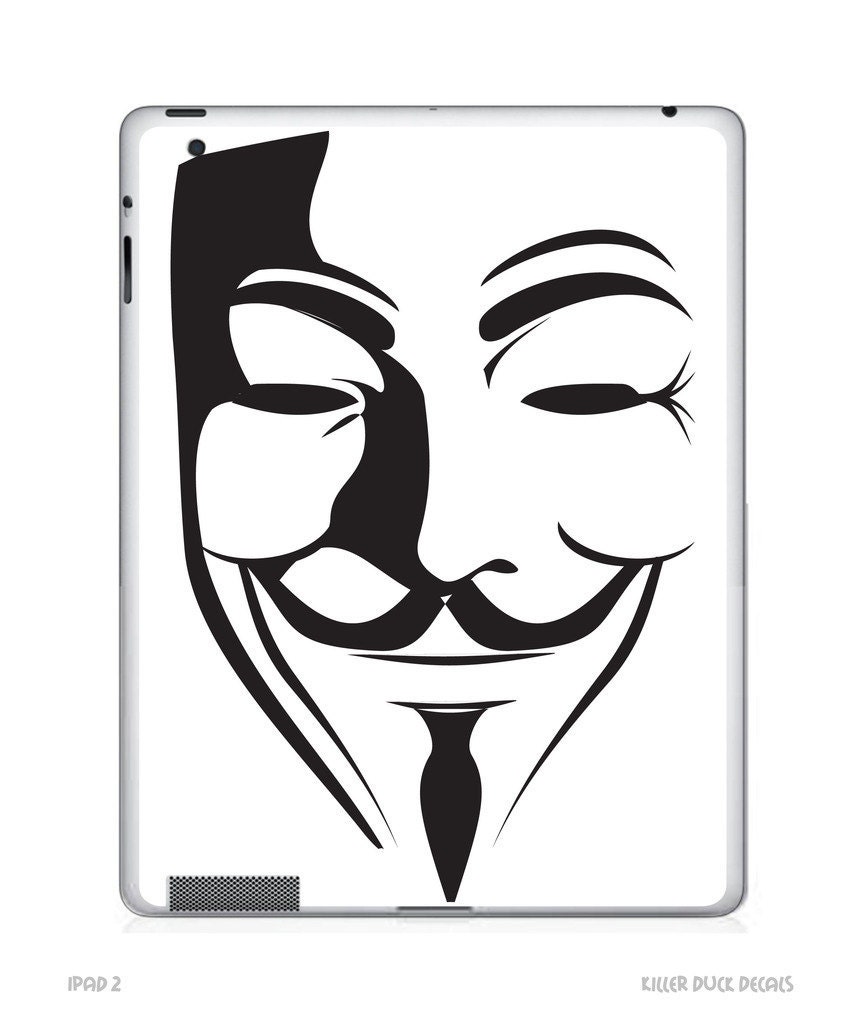 Guy Fawkes iPad 2 Skin