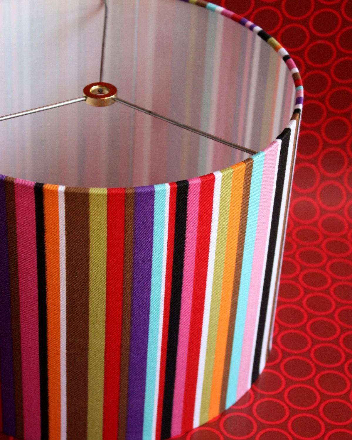 Lampshade 10" drum lampshade - READY TO SHIP - On Sale