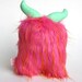 Plush Monster: Berry Pink