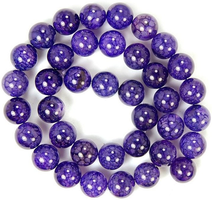 24 AGATE Gemstone Beads 8mm - COD7326