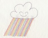 It's Raining Rainbows - Embroidery Pattern PDF
