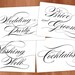 4 Printable Signs for Weddings, Showers and Events - DIY, Customize Your Color and Saying