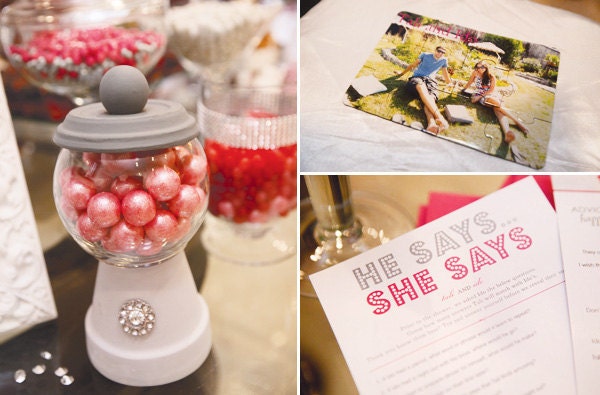 He Says She Says - Printable Personalized Bridal Shower Game