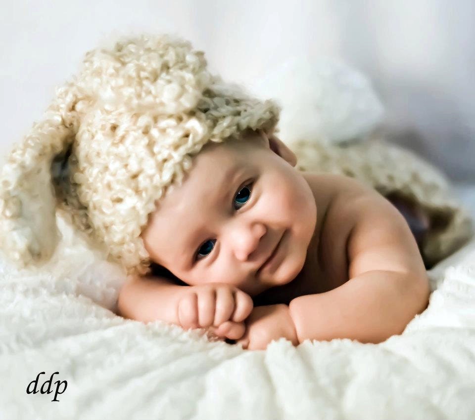 Easter Bunny Baby Hat